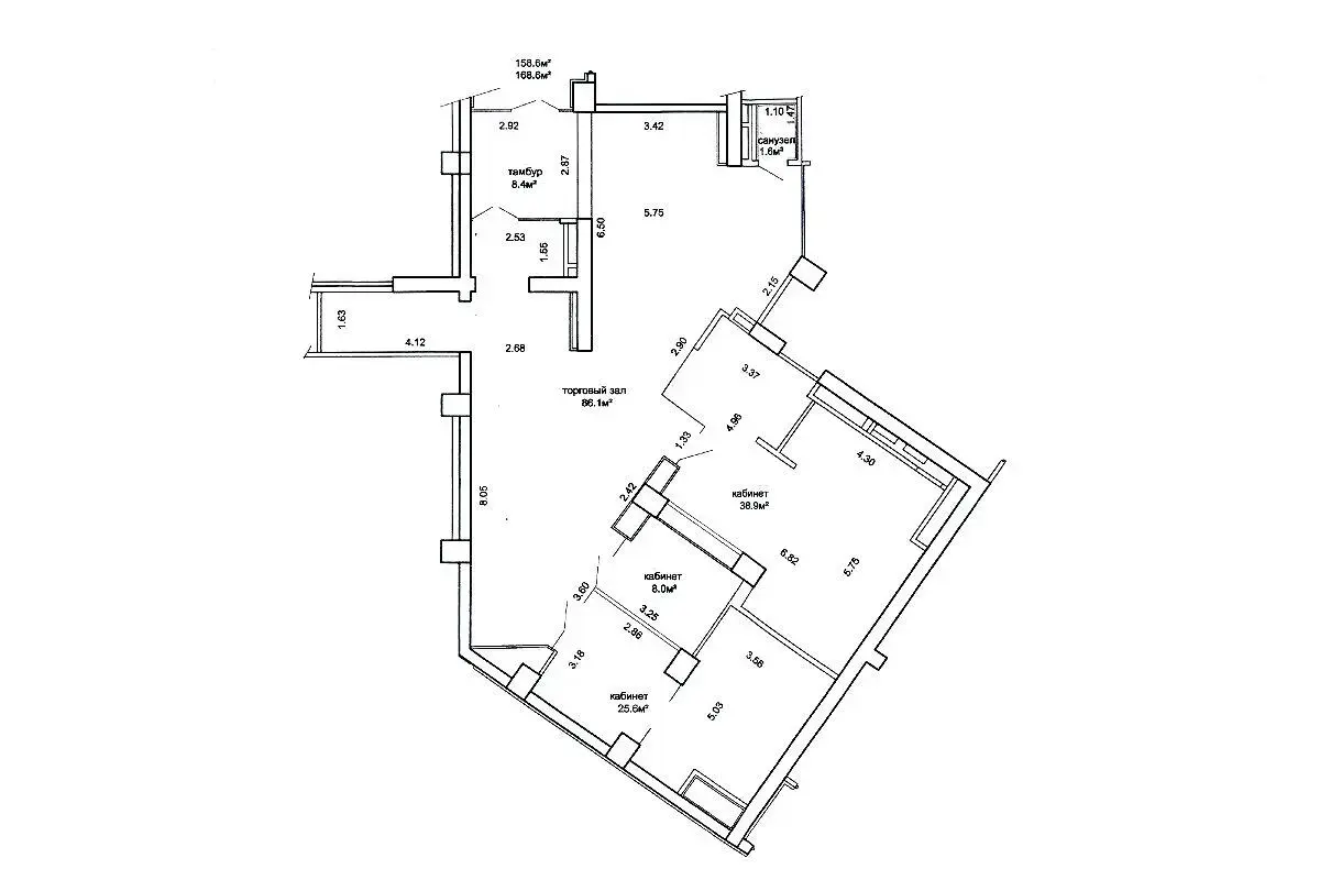 Аренда торгового помещения на пр-т Победителей, д. 27 в Минске, 1050USD, код 967440 - фото 11