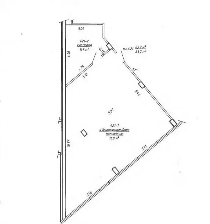 Купить офис на ул. Гамарника, д. 30 в Минске, 110440USD, код 8840 - фото 7
