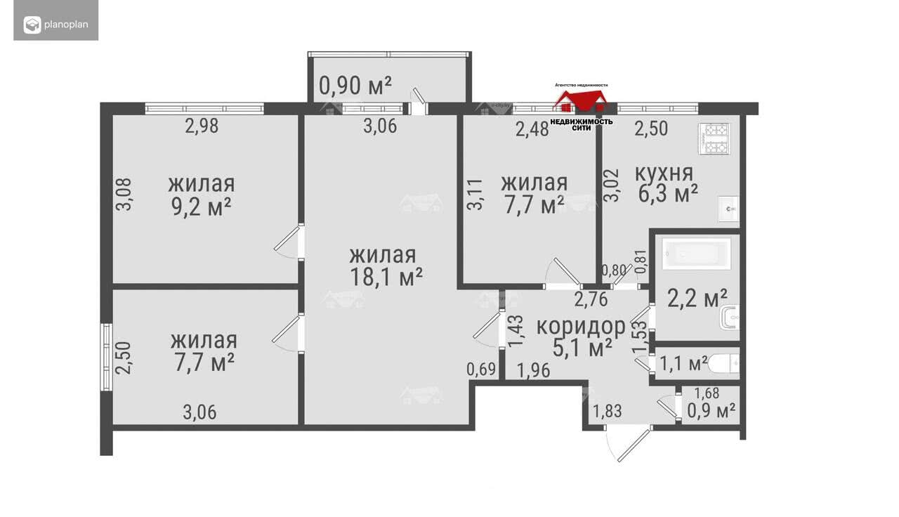 квартира, Мозырь, ул. Нефтестроителей, д. 16/2, стоимость продажи 116 993 р.