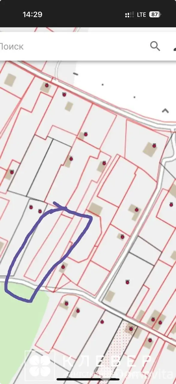 Цена продажи участка, Лебединец, 