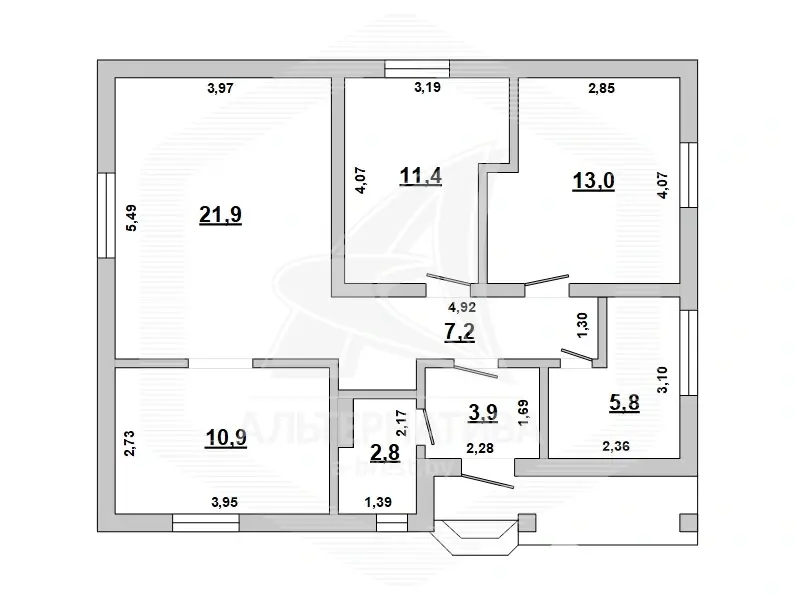 Продажа 1-этажной дачи в Бресте Брестская область, 104900USD, код 183873 - фото 24