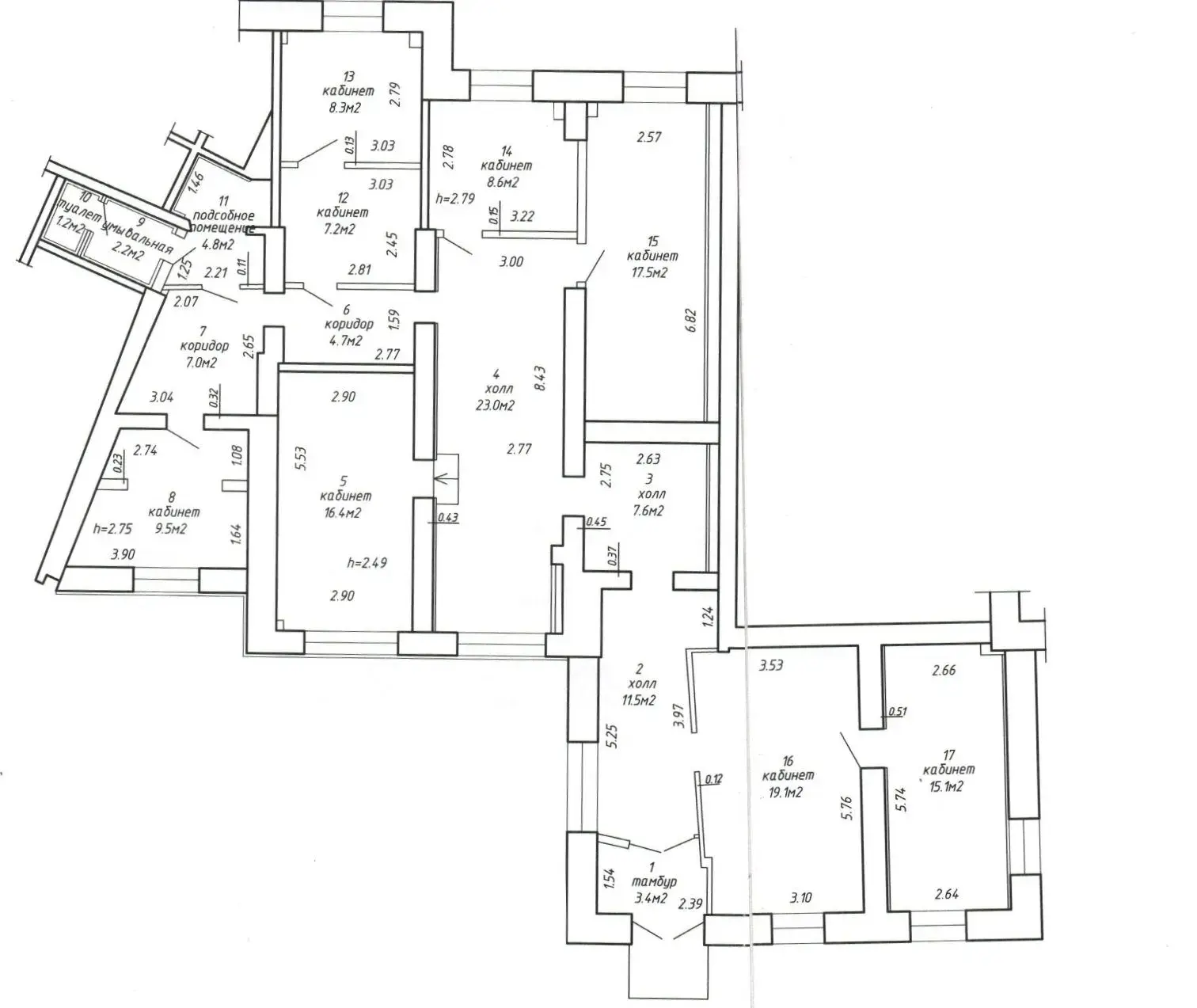Аренда офиса на ул. Некрасова, д. 35/1 в Минске, 1610USD, код 15428 - фото 16