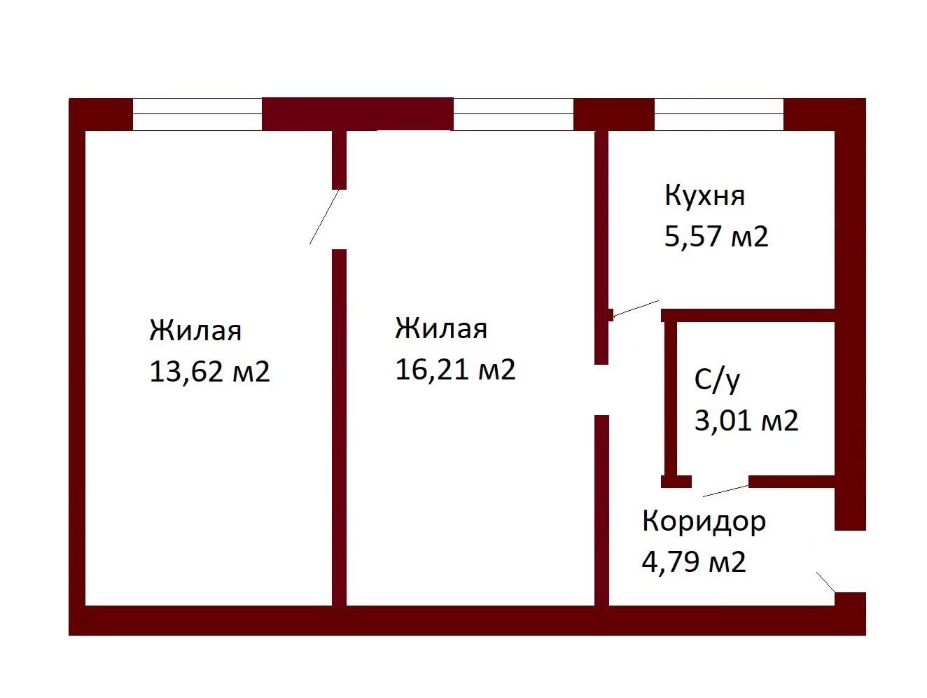 Цена продажи квартиры, Бобруйск, ул. Октябрьская, д. 136