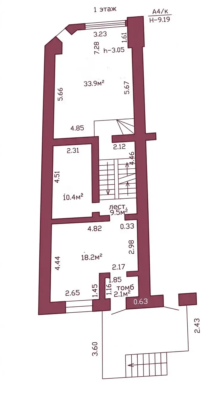 Купить офис на пер. Доватора, д. 17А в Гродно, 265000USD, код 10490 - фото 19