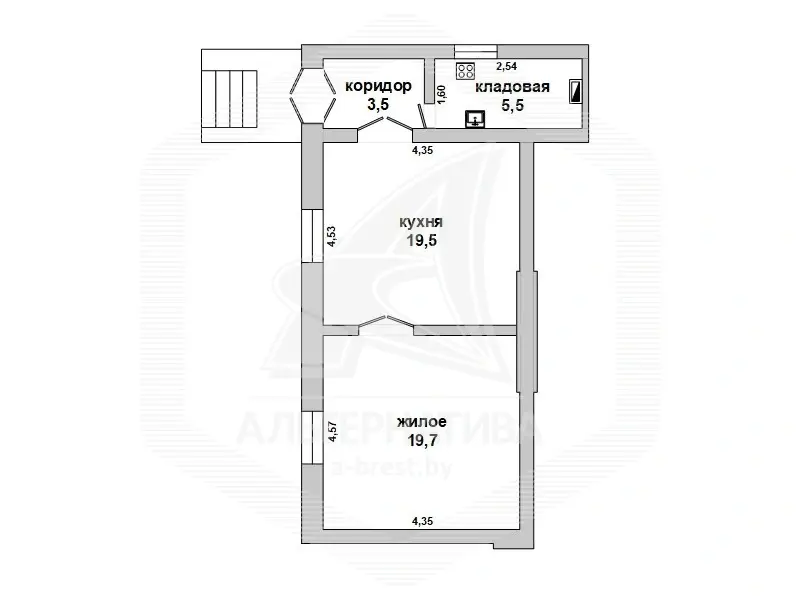 коттедж, Брест, , стоимость продажи 285 836 р.