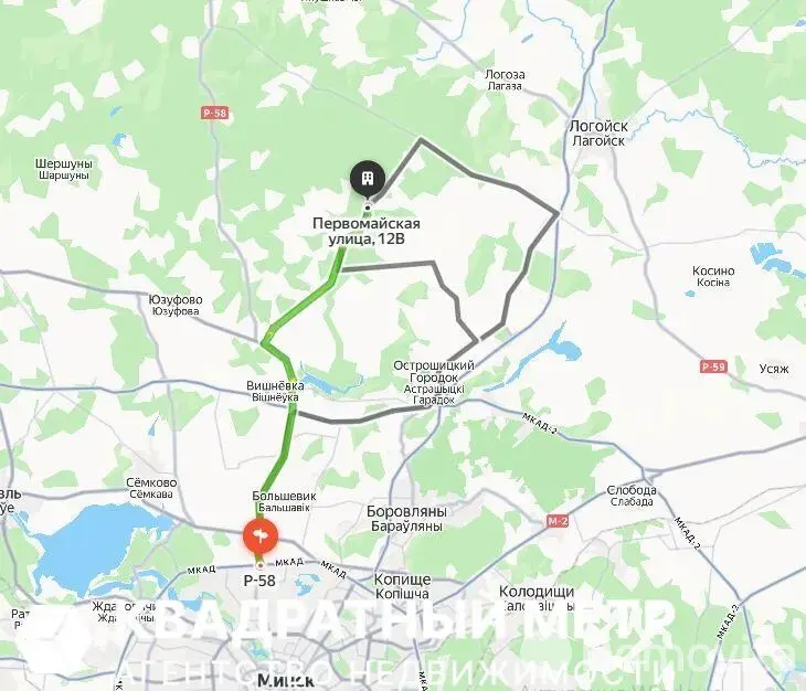 участок, Семково, ул. Первомайская, д. 12/в 