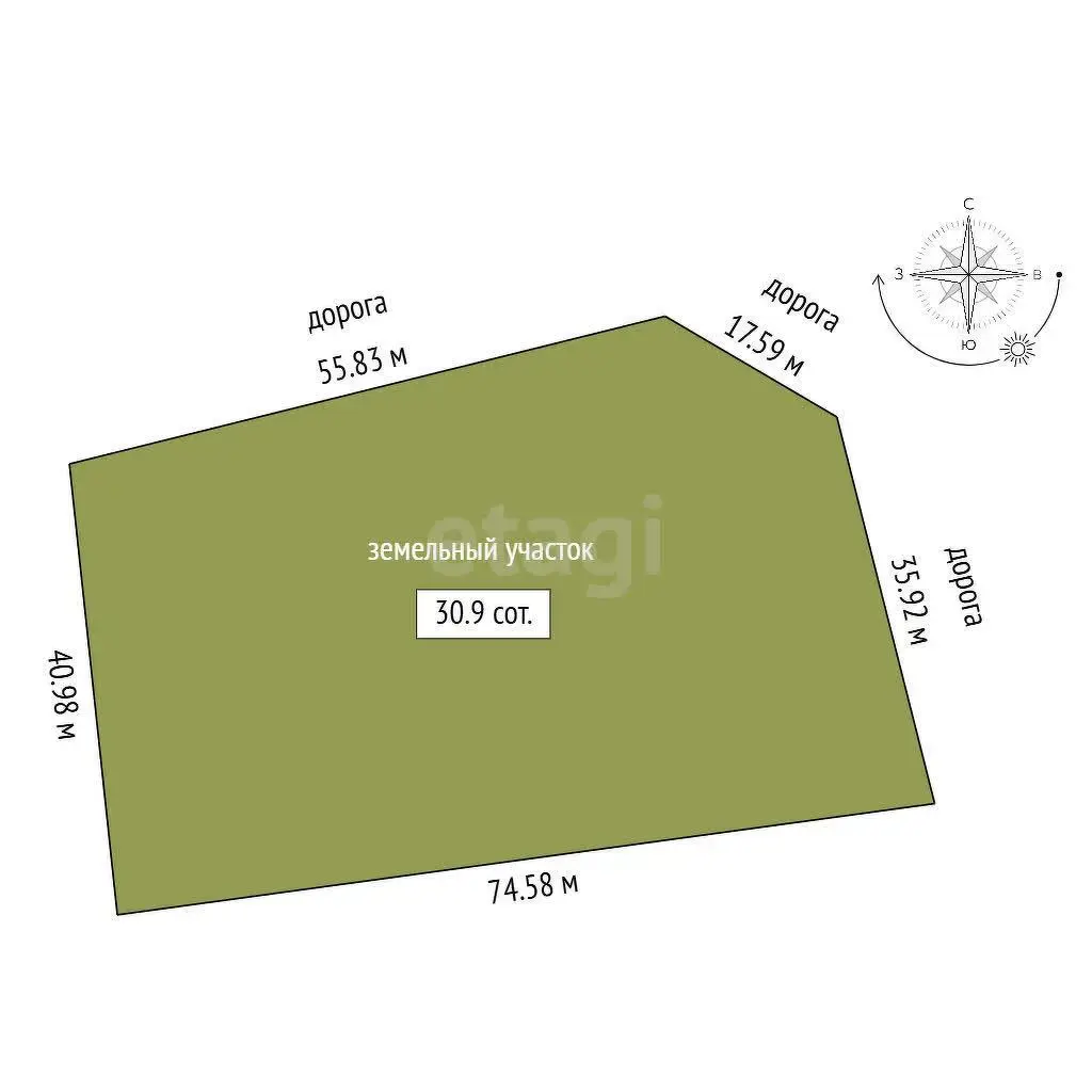 Купить земельный участок, 30.96 соток, Саевщина, Минская область, 25000USD, код 570971 - фото 15