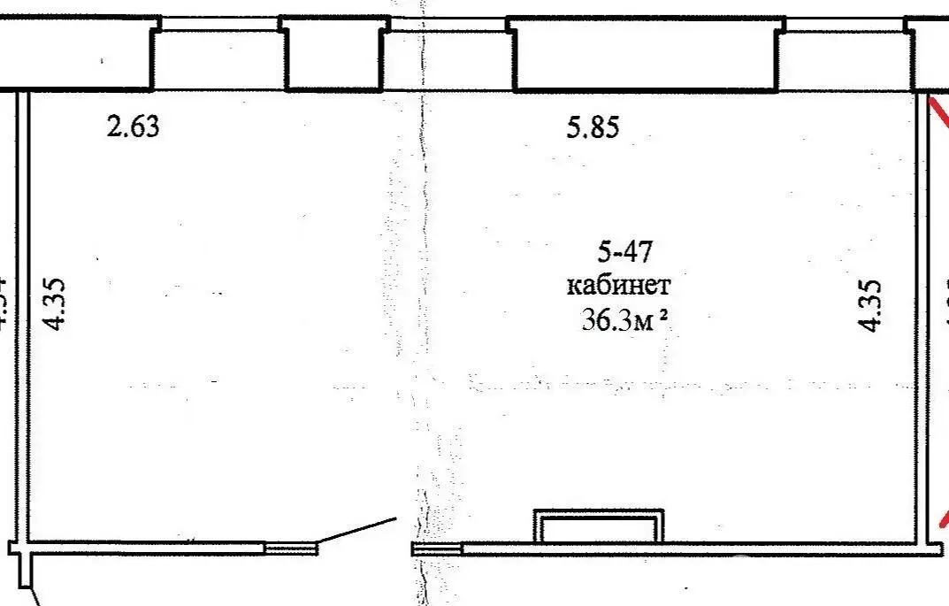 Аренда офиса на ул. Фабрициуса, д. 8/б в Минске, 436USD, код 14843 - фото 5