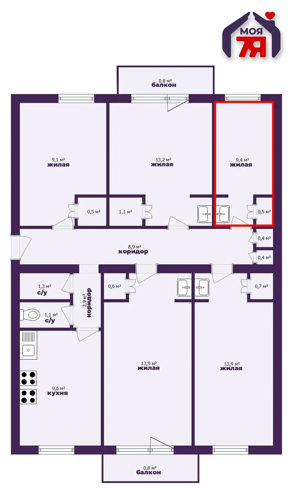 комната, Минск, ул. Кнорина, д. 15А 