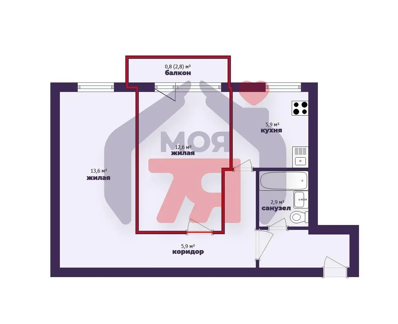 Продажа комнаты в Молодечно, ул. Космонавтов, д. 1А, цена 15000 USD, код 7656 - фото 15