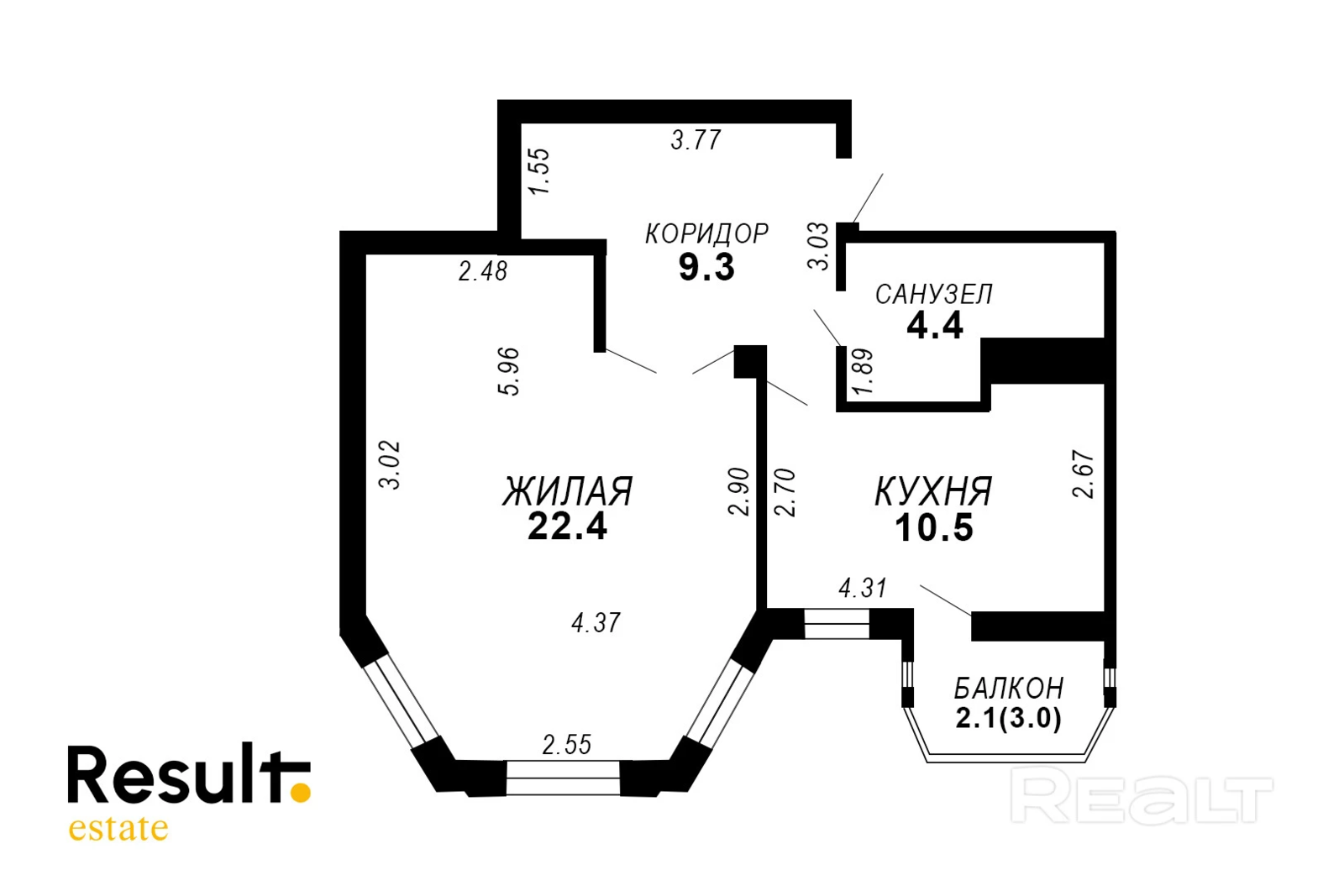 Купить 1-комнатную квартиру в Минске, ул. Каменногорская, д. 78 - фото 2
