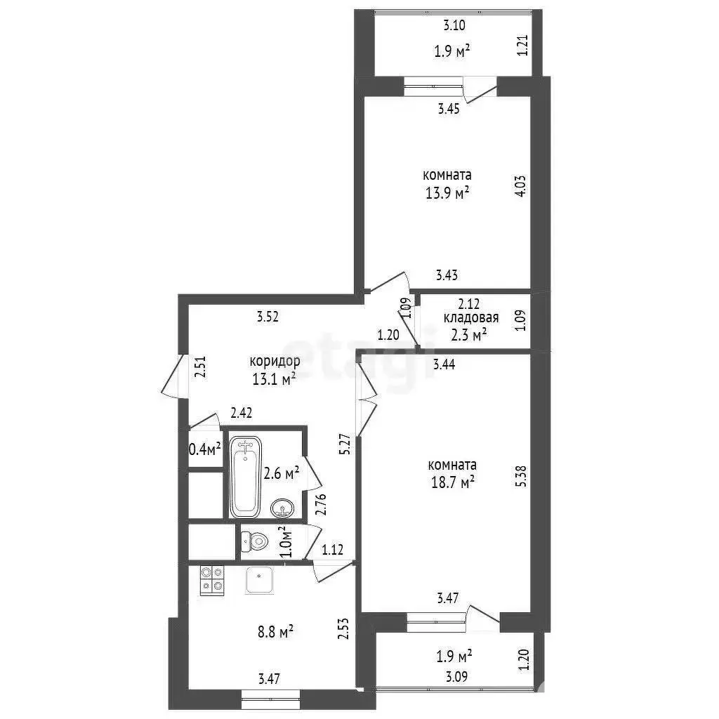 комната, Чисть, ул. Гастелло, д. 1 - лучшее предложение