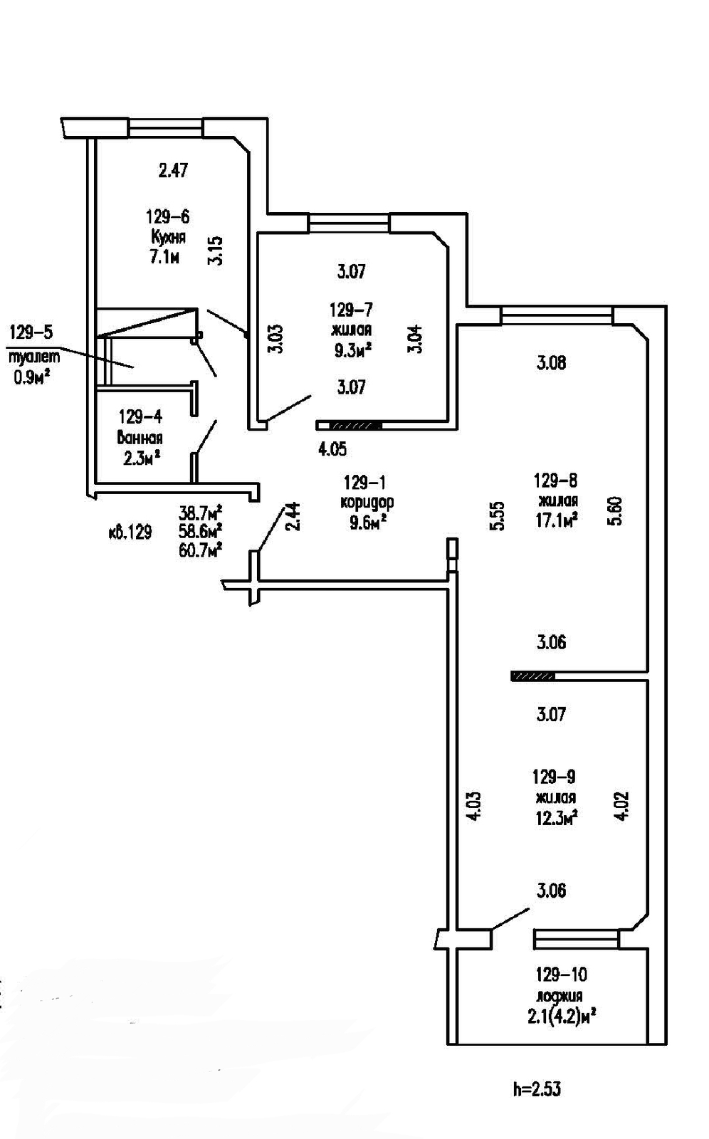 Снять 3-комнатную квартиру в Минске, ул. Бакинская, д. 6, 650USD, код 151159 - фото 11