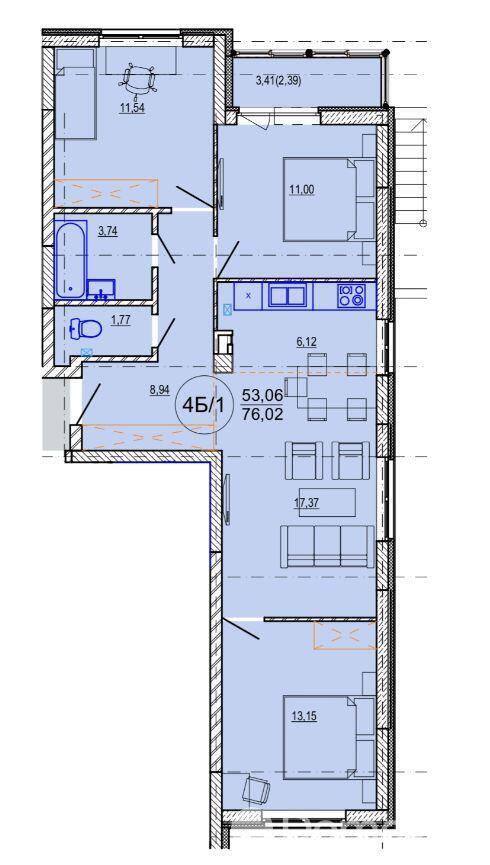 продажа квартиры, Минск, ул. Кузьмы Минина, д. 6