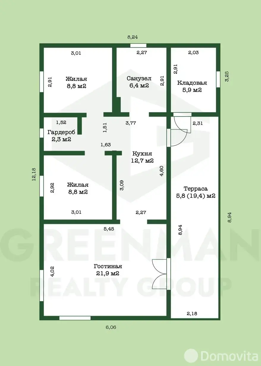 дом, Крапужино, ул. Тихая 