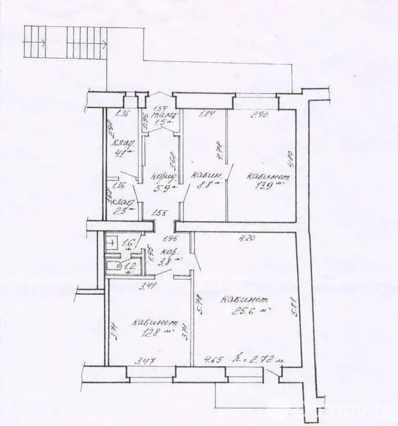 Стоимость продажи офиса, Минск, ул. Кульман, д. 15