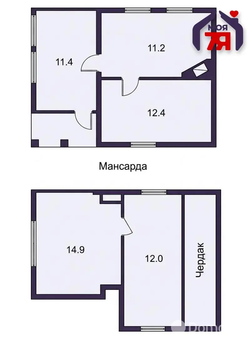 Купить 2-этажную дачу в Голубые пруды Минская область, 72500BYN, код 186176 - фото 19