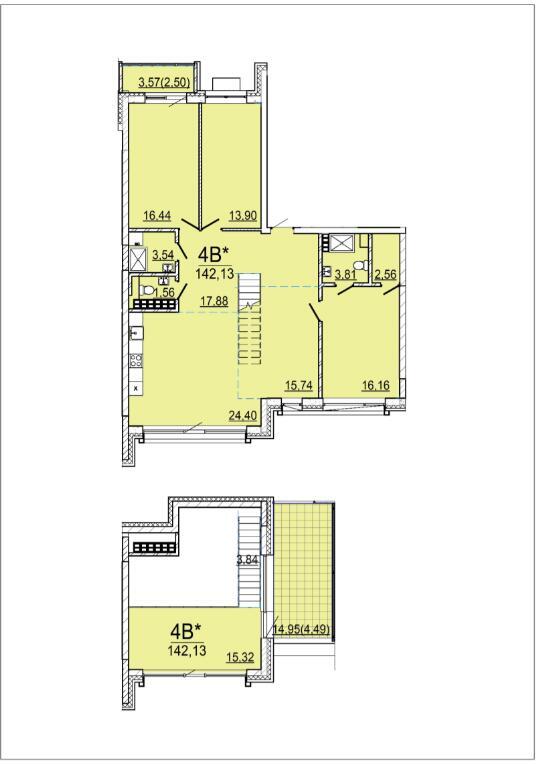 Купить 4-комнатную квартиру в Минске, ул. Нововиленская, д. 10/1, 412177 USD, код: 1089926 - фото 1