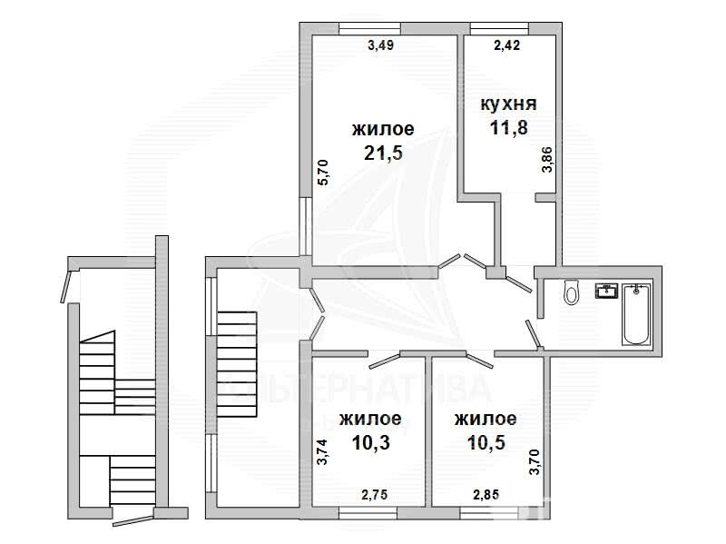 Купить 3-комнатную квартиру в Малорите, , 21700 USD, код: 691106 - фото 2