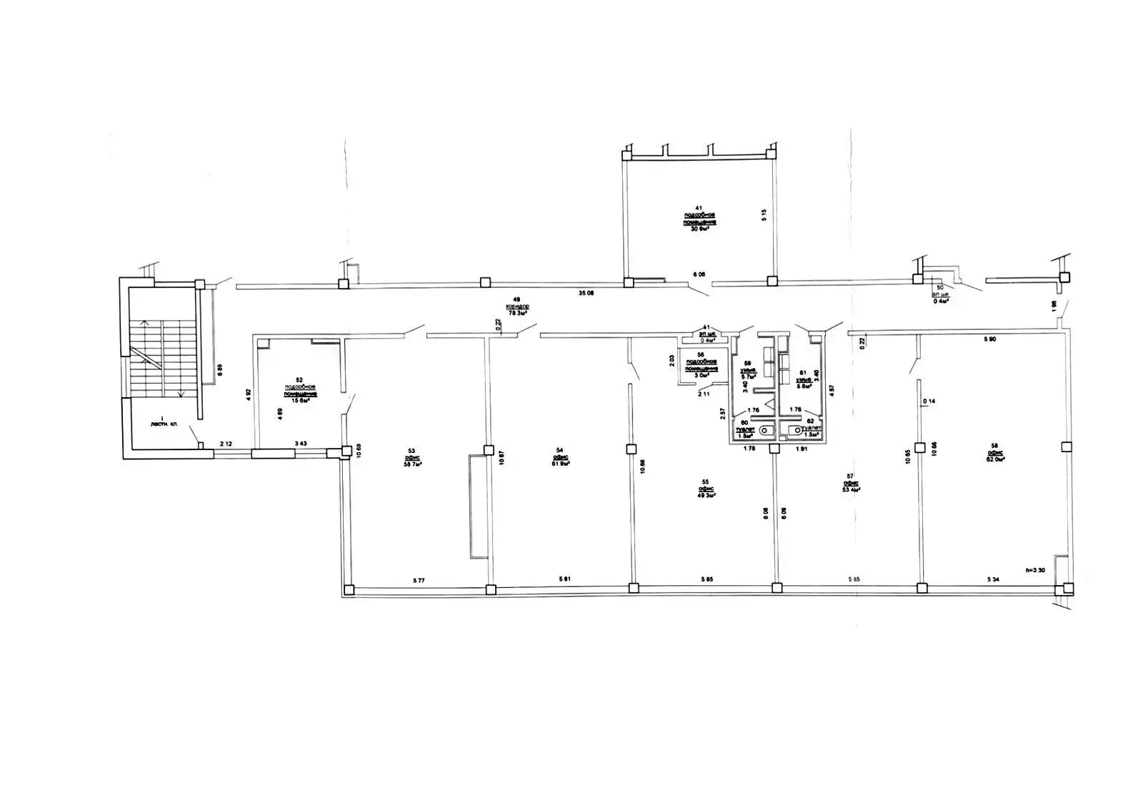 Снять офис на ул. Платонова, д. 1/Б в Минске, 2400EUR, код 15335 - фото 25