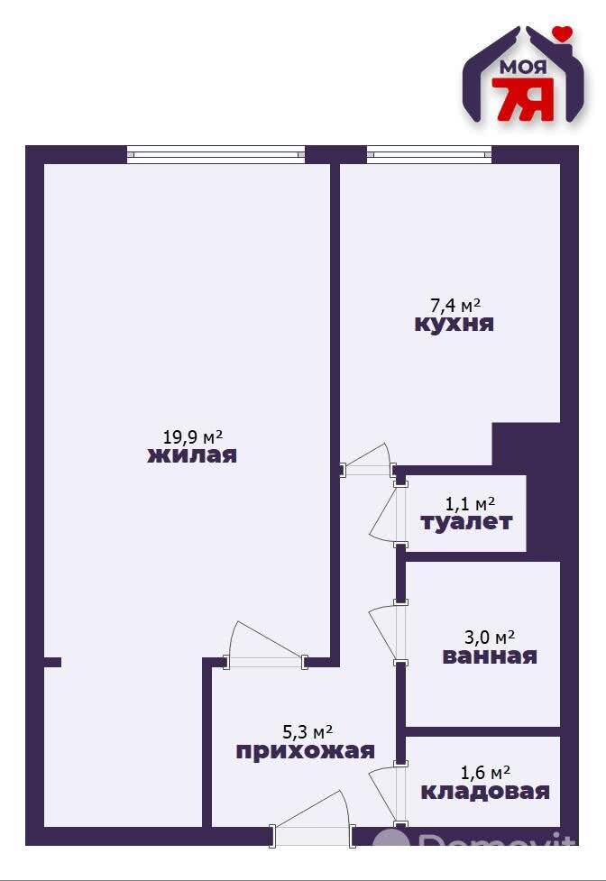 продажа квартиры, Велятичи, ул. 1 Мая, д. 46
