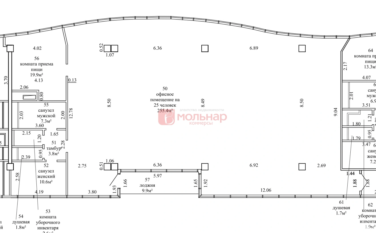 Снять офис на пр-т Победителей, д. 63В в Минске, 5603EUR, код 14249 - фото 12