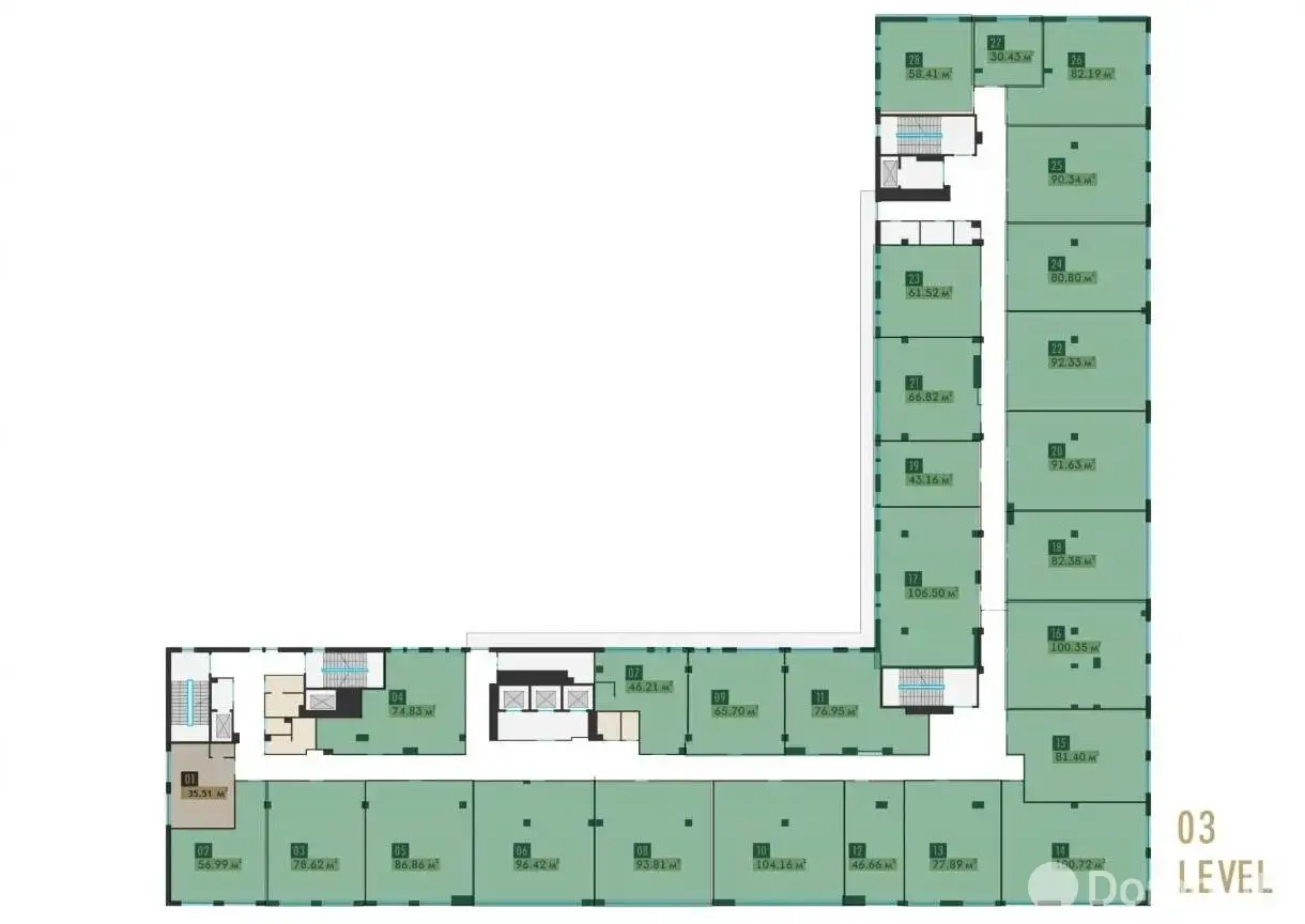 Аренда офиса на ул. Интернациональная, д. 38 в Минске, 43010EUR, код 15010 - фото 3