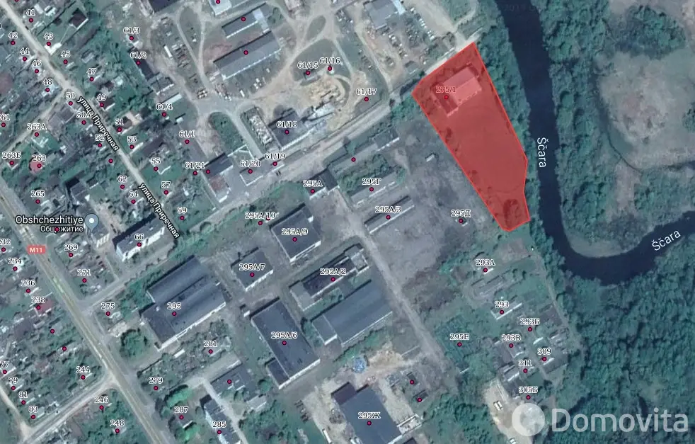 Стоимость продажи склада, Слоним, ул. Красноармейская, д. 297