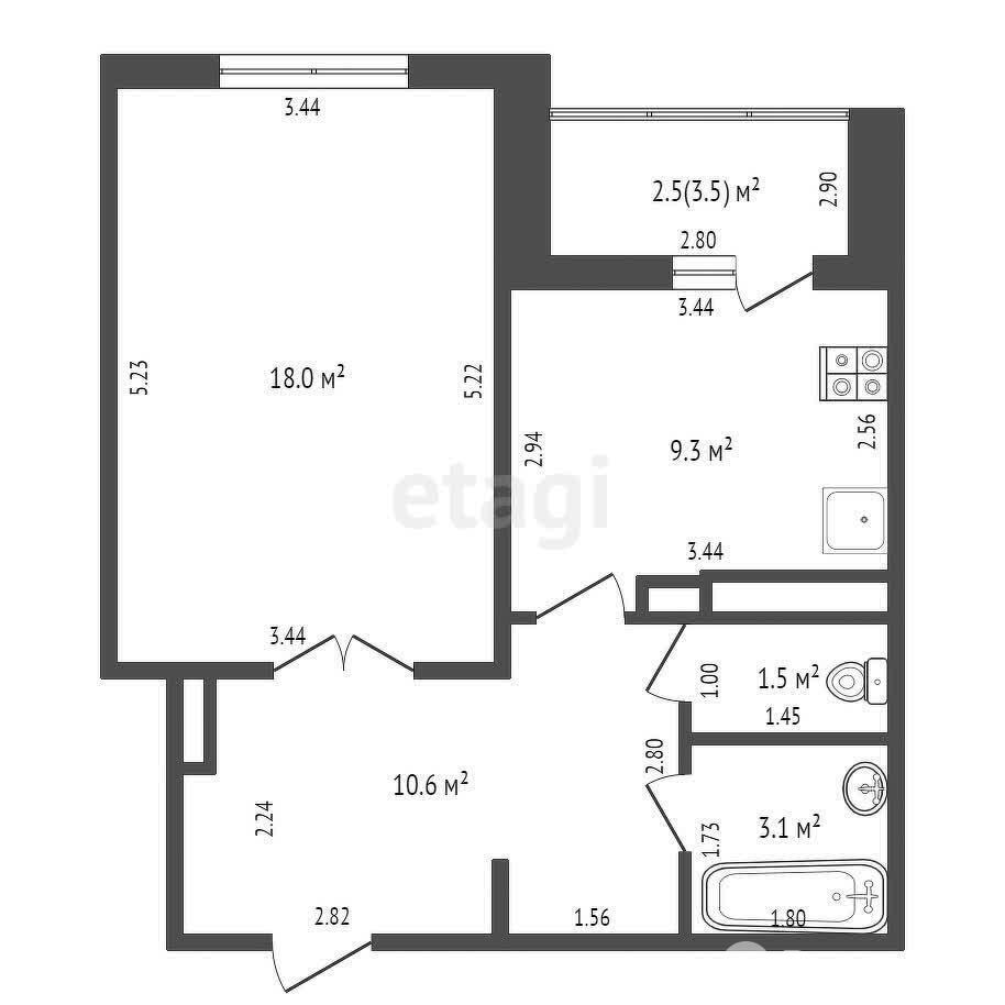 Цена продажи квартиры, Минск, ул. Академика Карского, д. 48