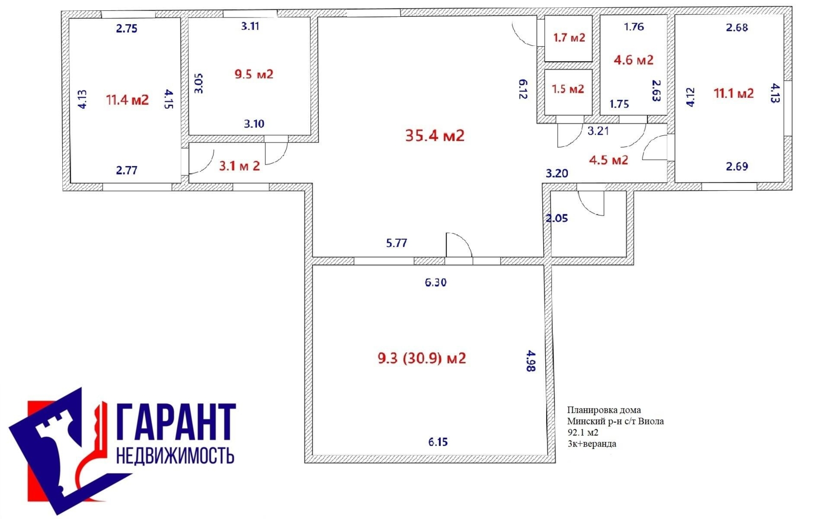 Продажа 1-этажной дачи в Виола Минская область, 165000USD, код 186038 - фото 38