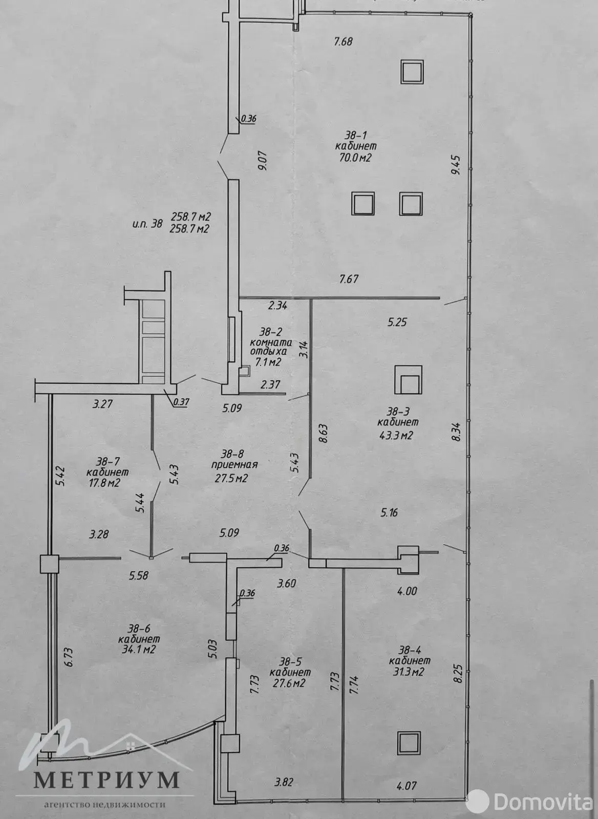 Снять офис на пр-т Победителей, д. 7/А в Минске, 4130EUR, код 16803 - фото 21
