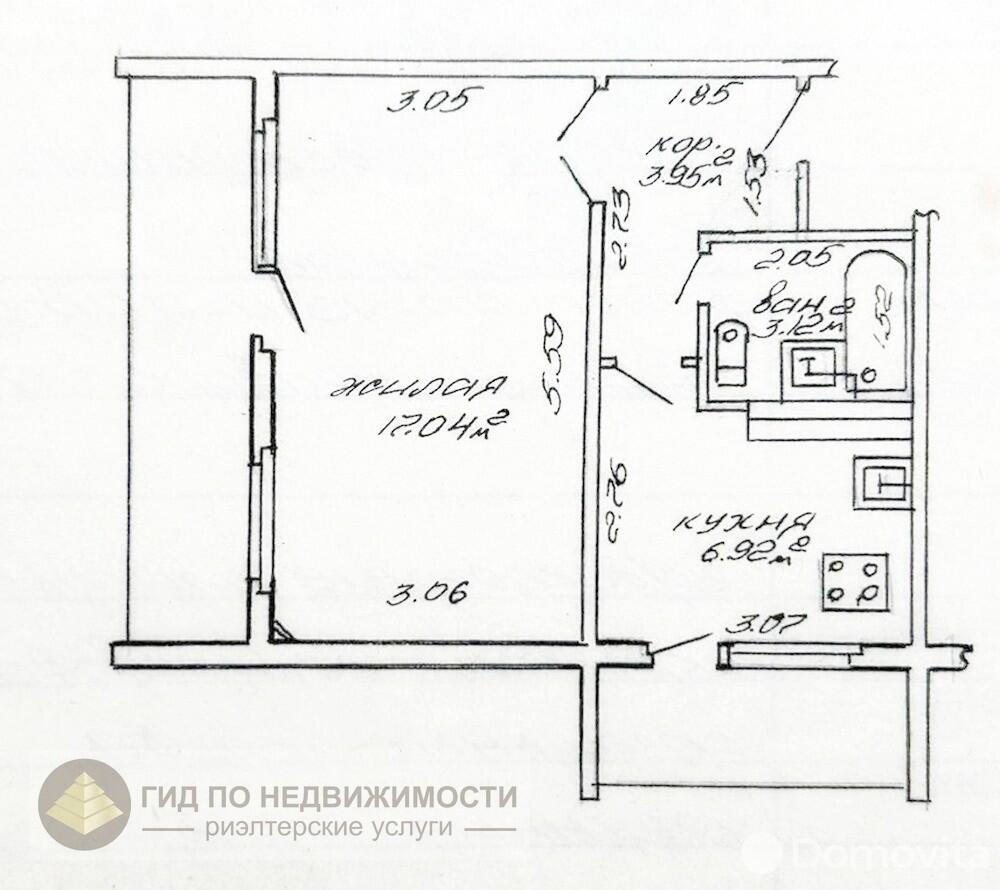 ул. Чапаева, д. 12 в Гомеле купить 4-комнатную квартиру стоимостью 49000  USD, код: 965013