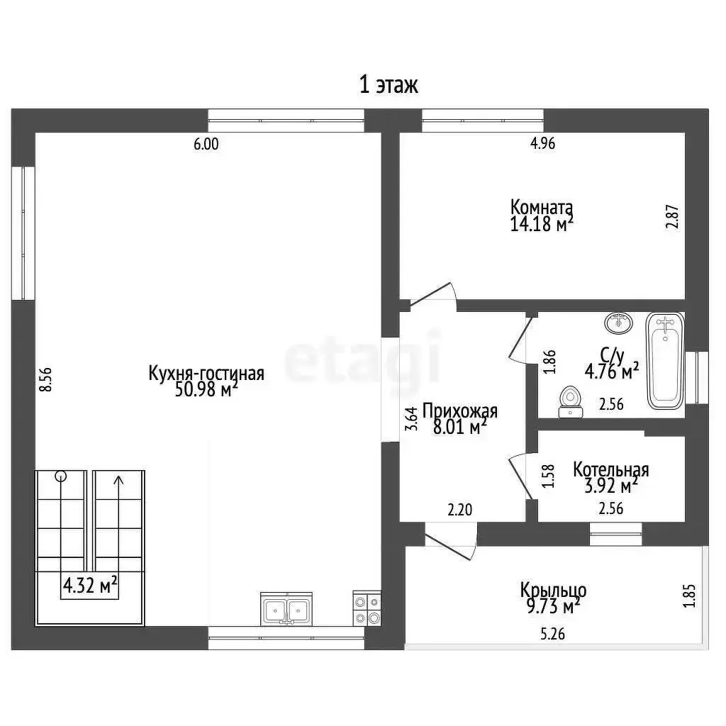 коттедж, Ивановские Огородники, ул. Вишневая 