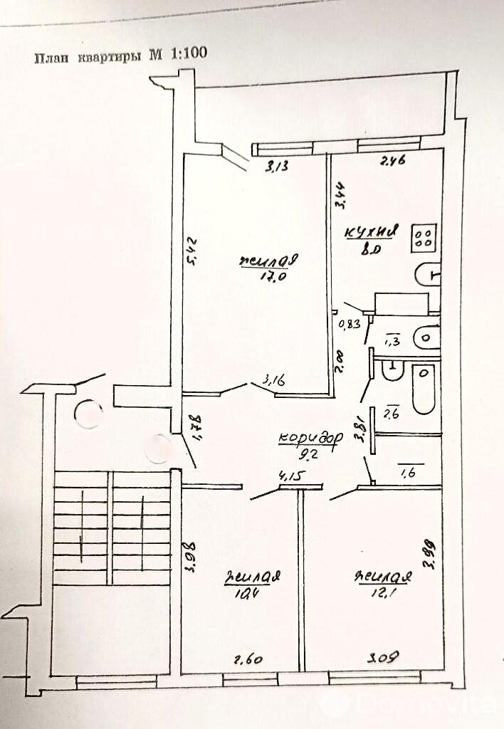 Продажа 3-комнатной квартиры в Щучине, ул. Зеленая, д. 18, 26000 USD, код: 974647 - фото 2