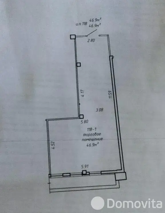 Купить торговую точку на ул. Кирилла Туровского, д. 16 в Минске, 397000BYN, код 999184 - фото 10