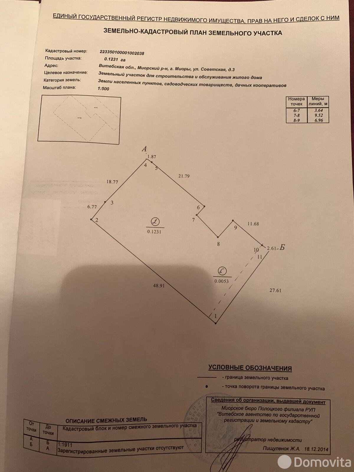 Стоимость продажи коттеджа, Миоры, ул. Советская, д. 3