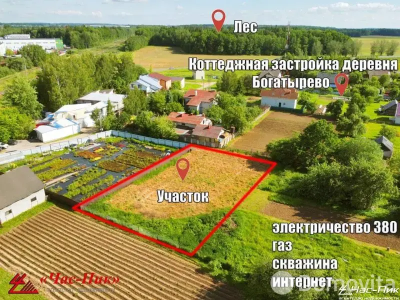 участок, Богатырево, ул. Чигуночная