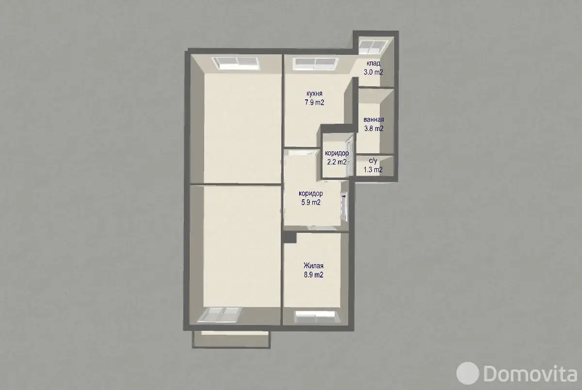 Цена продажи комнаты, Минск, ул. Пономарева, д. 4