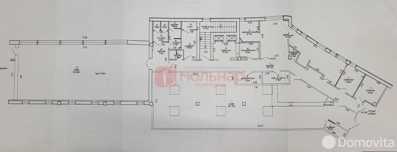 Помещение под сферу услуг в Минске, ул. Маяковского, д. 146, код 3528 - фото 18