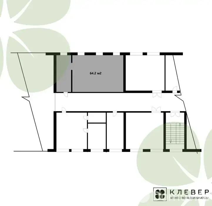 Снять офис на пер. Домашевский, д. 9 в Минске, 1124BYN, код 15656 - фото 1