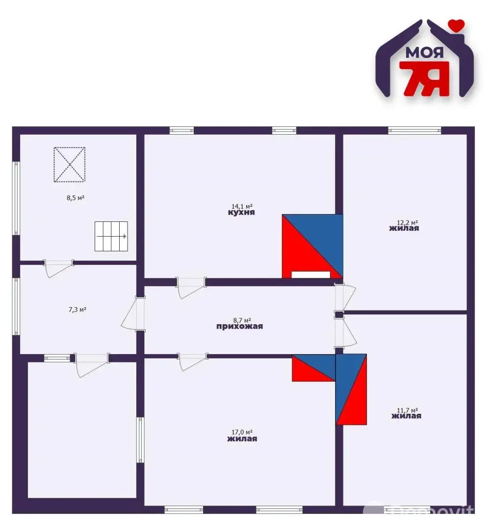 коттедж, Метявичи, ул. Саманная