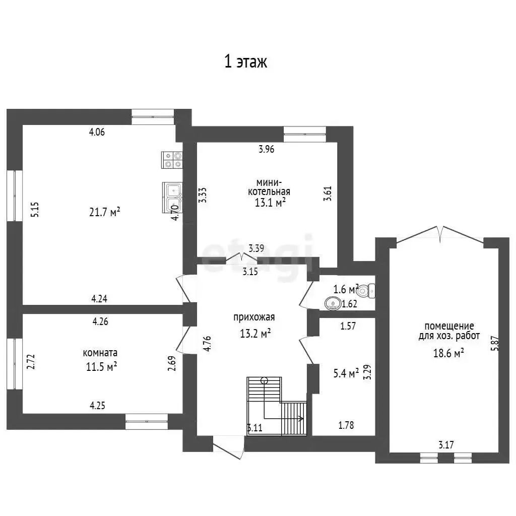 Цена продажи коттеджа, Лошница, ул. Заречная, д. 41