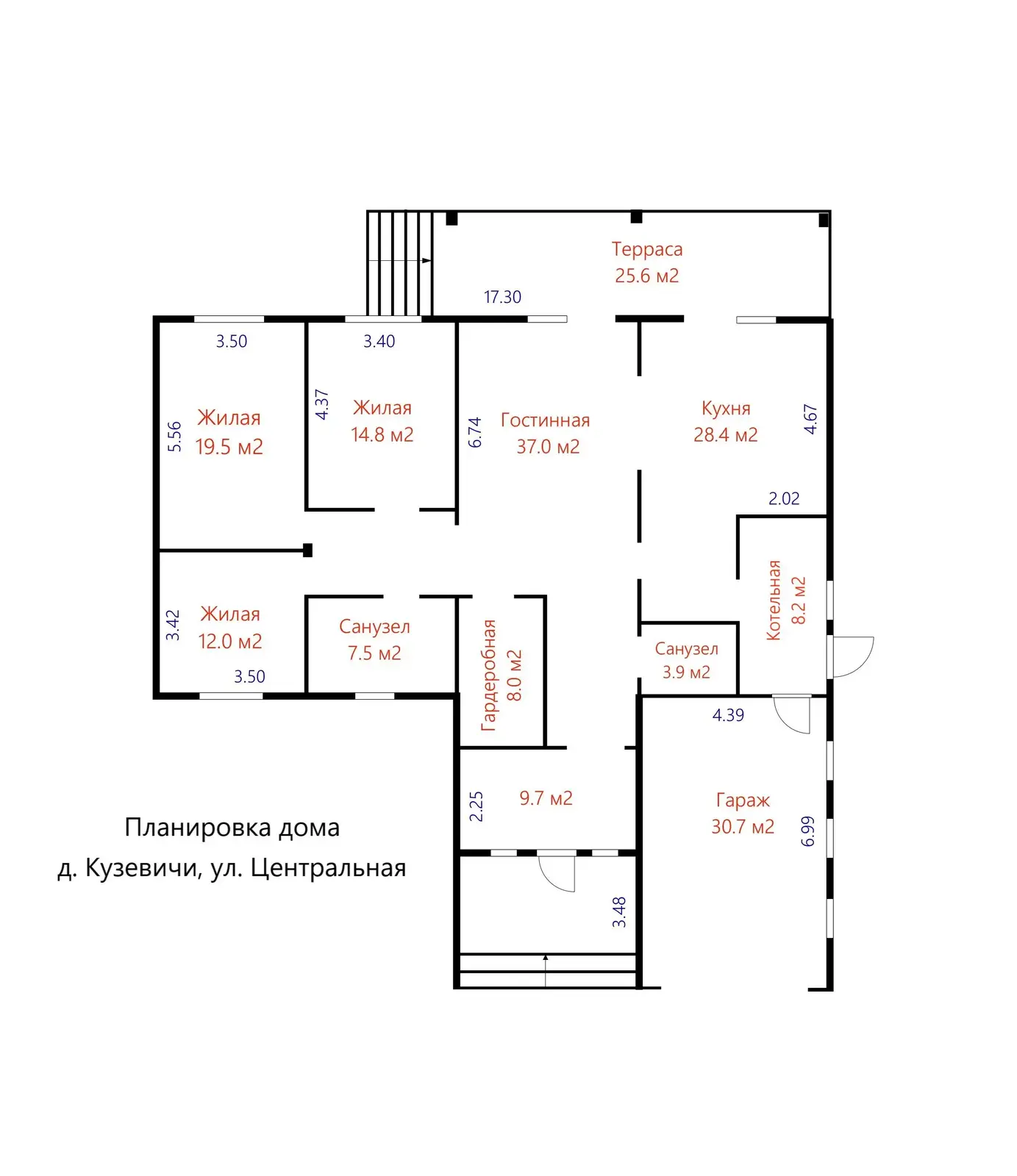 коттедж, Кузевичи, ул. Центральная