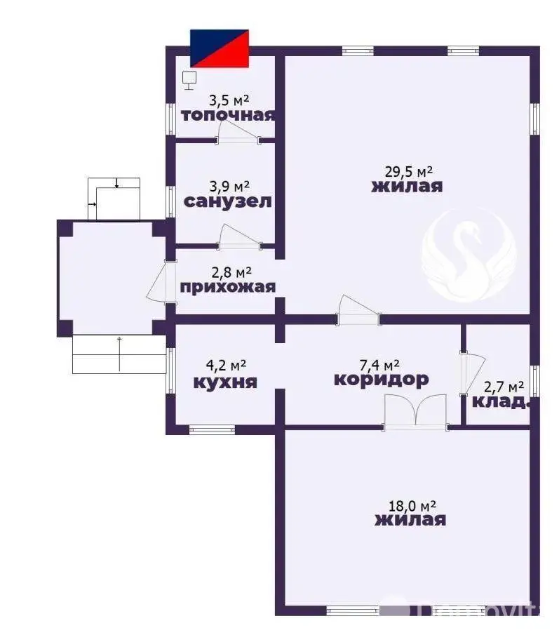 коттедж, Углы, ул. Козловского, д. 28