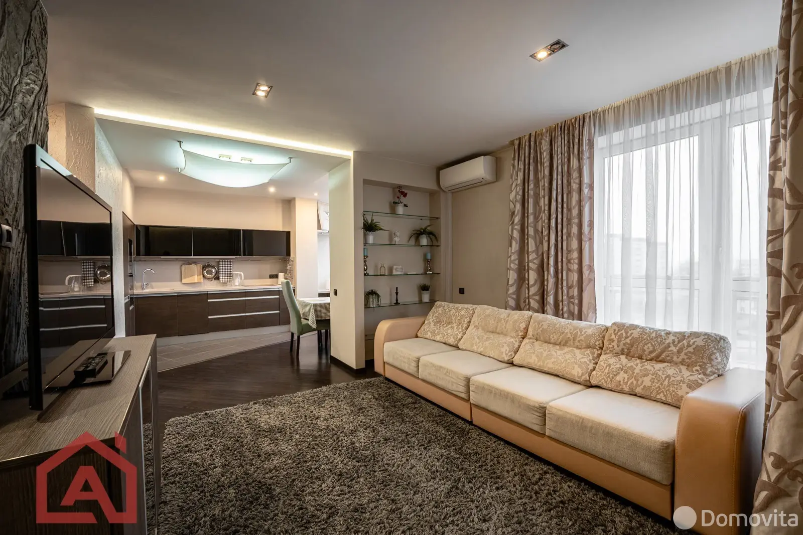 Снять 2-комнатную квартиру в Минске, пер. Маяковского, д. 100, 1200USD, код 148685 - фото 1