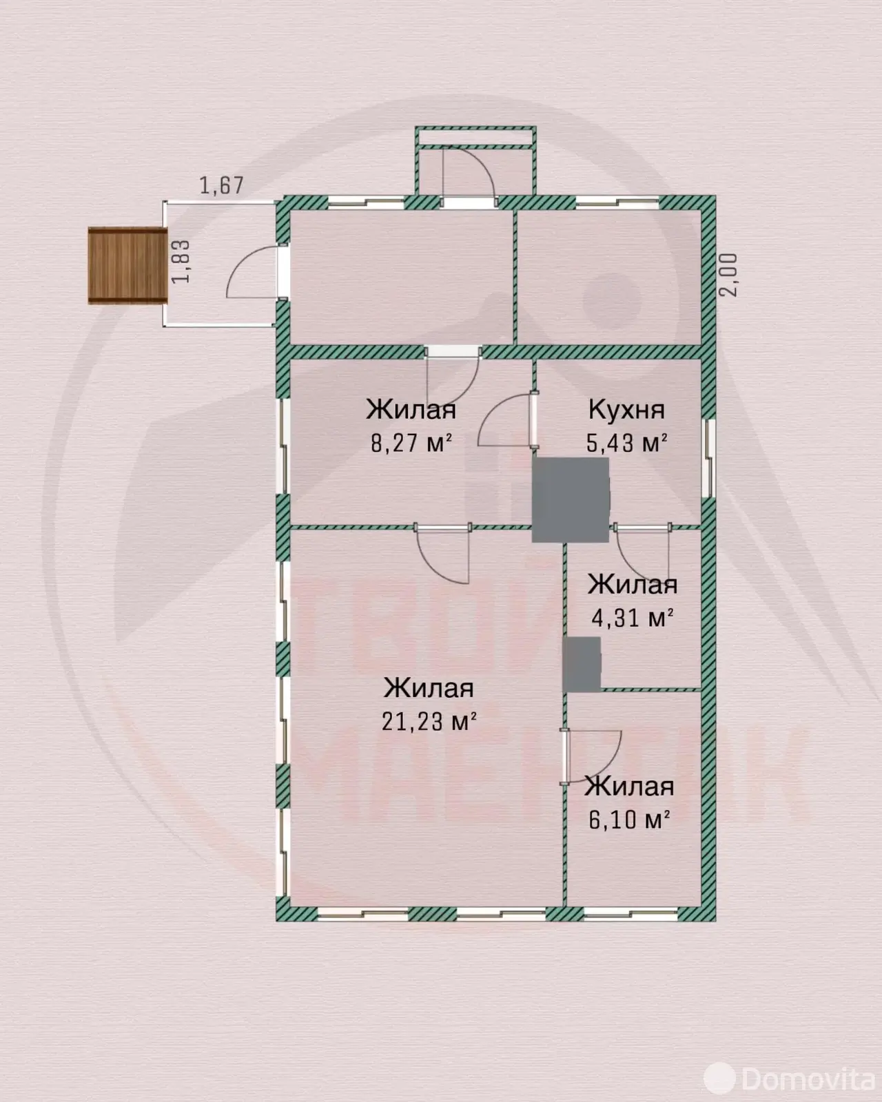 коттедж, Борисов, ул. Петряева