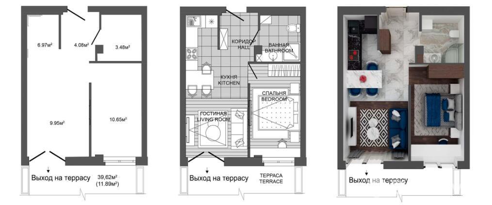 Купить 1-комнатную квартиру в Минске, ул. Петра Мстиславца, д. 10, 90095 EUR, код: 1008232 - фото 3