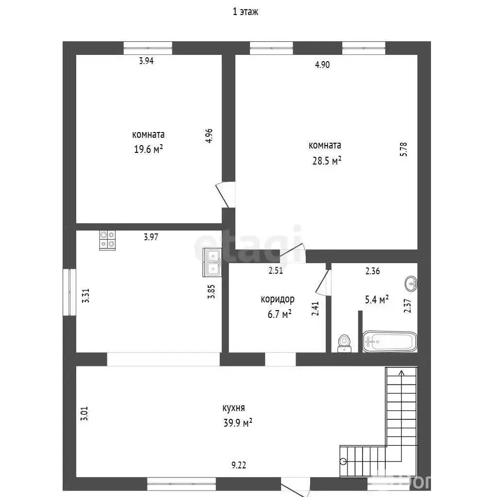 коттедж, Минск, ул. Поселковая 1-я, д. 140 в Советском районе