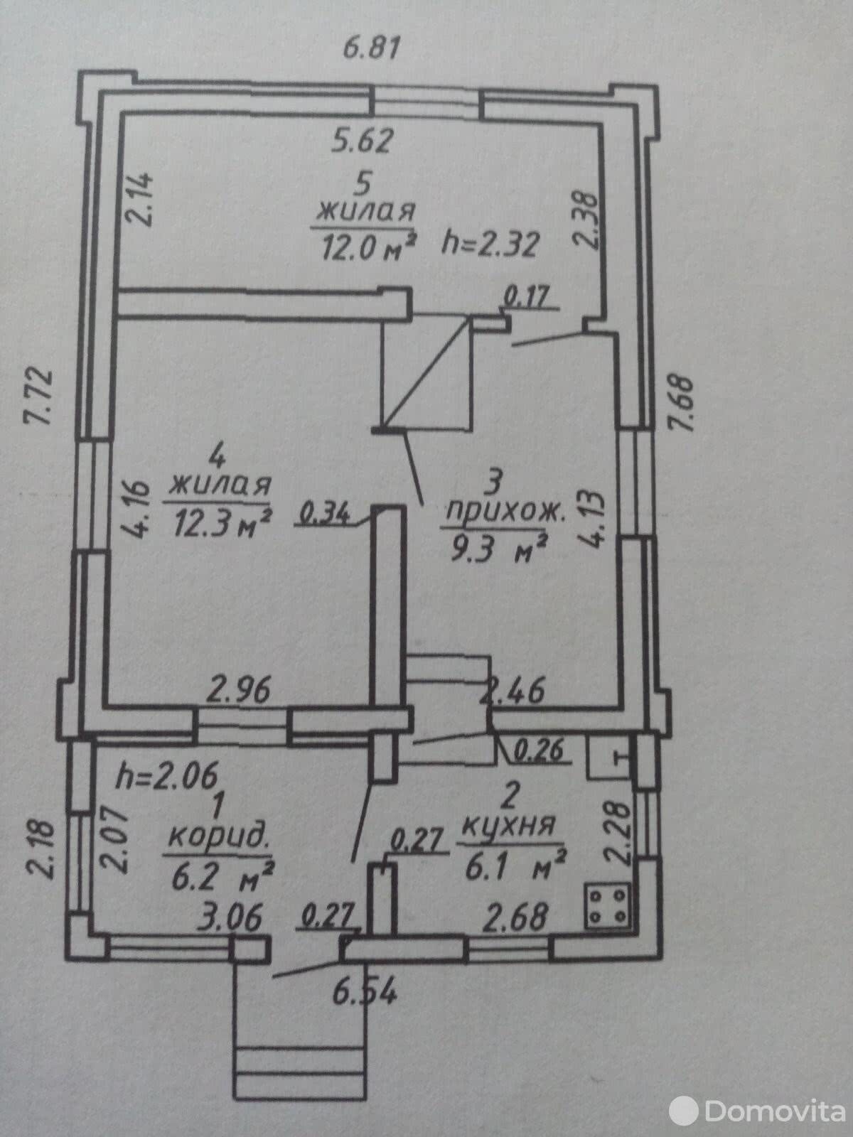 Продажа 1-этажного дома в Мариамполе, Витебская область , 34500USD, код 637391 - фото 5