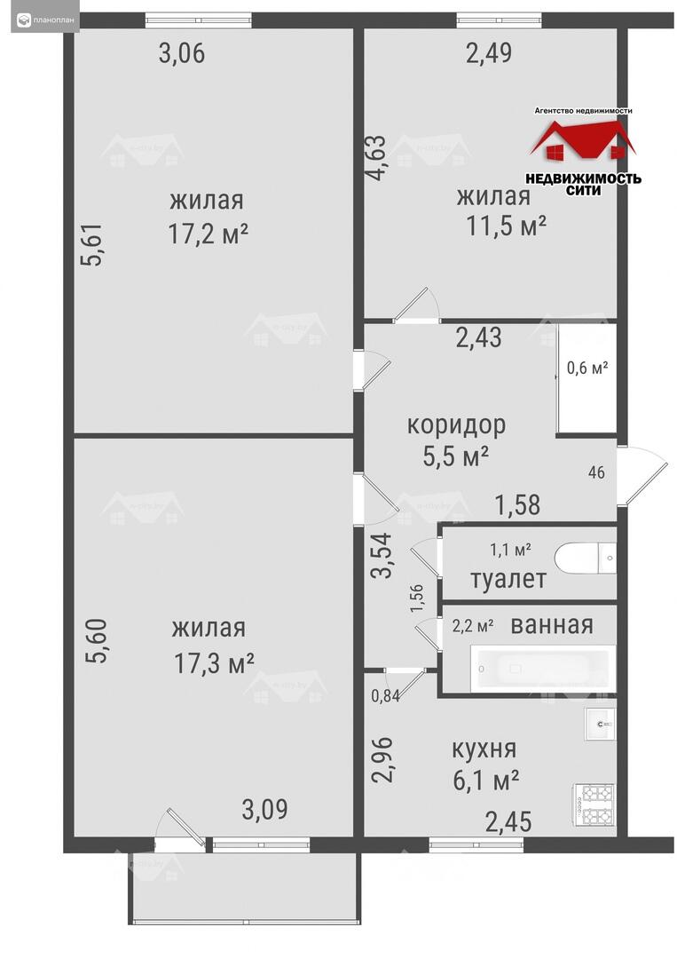 продажа квартиры, Мозырь, ул. Притыцкого С.О., д. 6/3